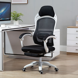 Ergonomic Rotating Gaming Chair with Linkage Armrest